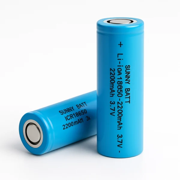 باتری لیتیوم یون 3.7 ولت 2200 میلی آمپر ساعت سانی بات چین