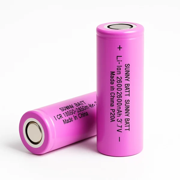 باتری لیتیوم یون 3.7 ولت 2600 میلی آمپر ساعت سانی بات چین